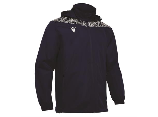 Lahti Showerjacket NAVY/HVIT XXS Vann- og vindavstøtende jakke - Unisex 