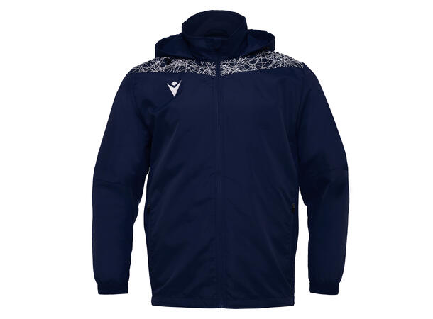 Lahti Showerjacket NAVY/HVIT XL Vann- og vindavstøtende jakke - Unisex 