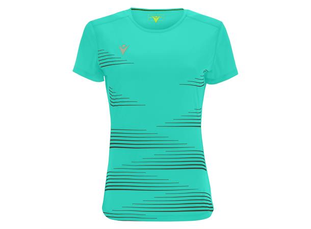 Irma Shirt Dame TRQ/BLK XS Teknisk løpe t-skjorte til dame 