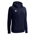 Drum Hooded Womens Jacket NAV XS Fritidsjakke i børstet fleece til dame