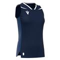 Lily Eco Sleeveless Shirt NAV/WHT L Teknisk kamp og treningsdrakt - Dame