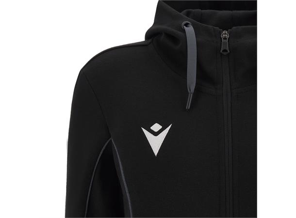 Stage Eco Hooded Jacket BLK/ANT L Hettejakke i Ecotekstil - Unisex 