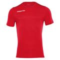 Rigel shirt shortsleeve RED 5XL Teknisk trenings t-skjorte - Unisex