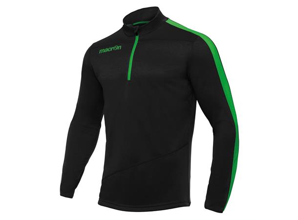 Talent Training 1/4 Zip Top BLK/GRN XL Teknisk treningsgenser  - Unisex 