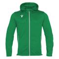 Freyr Hoody Full Zip Top GRN 4XS Overtrekksjakke - Unisex